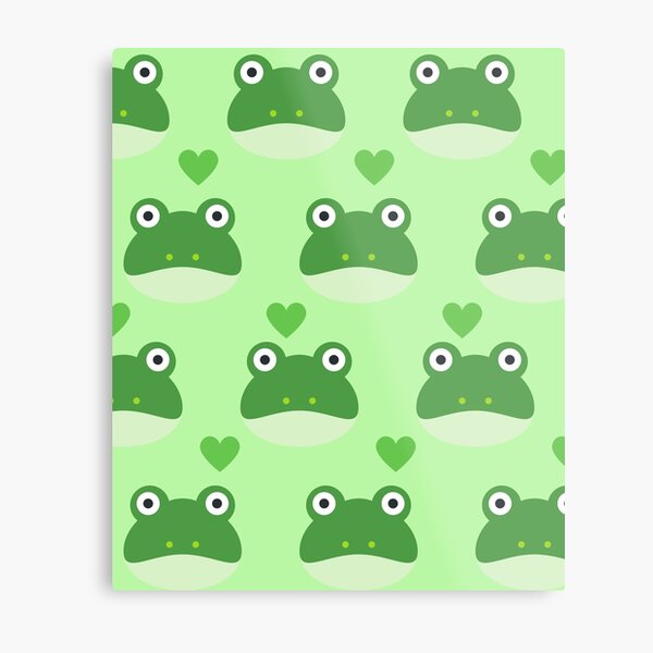 Funny Cute Frog Wallpaper Poster for Sale by MKDArtz  Redbubble