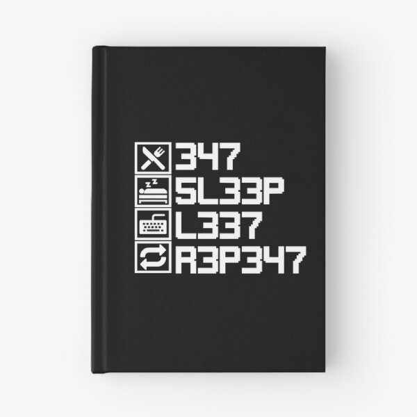 Item preview, Eat Sleep Leet Repeat Leetcode 1337 L33T Gift designed and sold by FavnCraftsh.