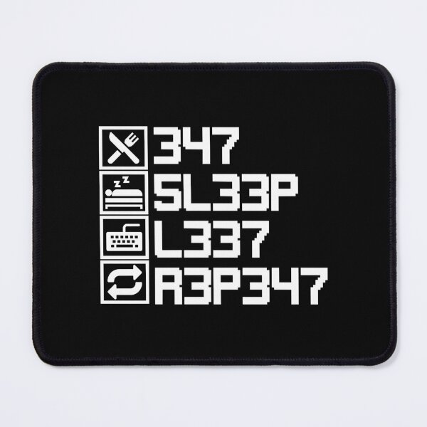 Item preview, Eat Sleep Leet Repeat Leetcode 1337 L33T Gift designed and sold by FavnCraftsh.