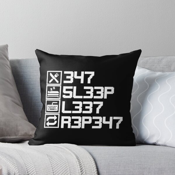Item preview, Eat Sleep Leet Repeat Leetcode 1337 L33T Gift designed and sold by FavnCraftsh.