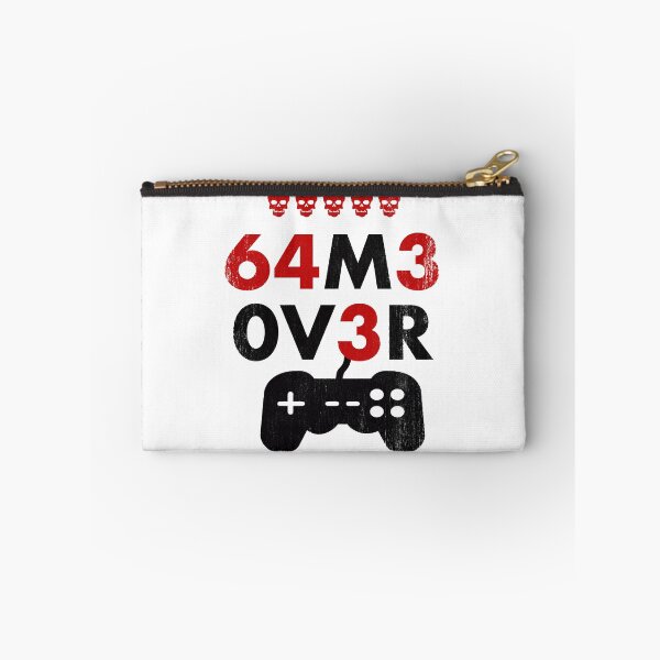 Item preview, Game Over leet code style - 64m3 0v3r - Red and black designed and sold by FavnCraftsh.