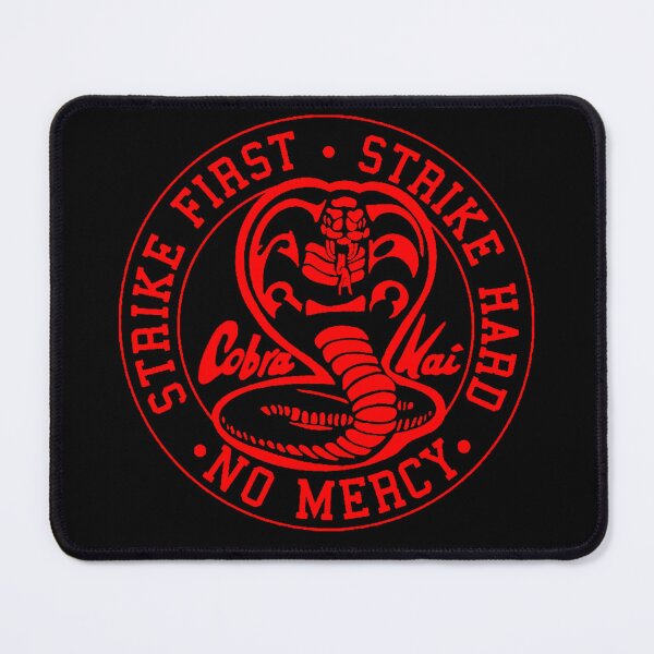 Item preview, Cobra Kai -Strike First Strike Hard No Mercy Red Logo designed and sold by Dark-Meme.