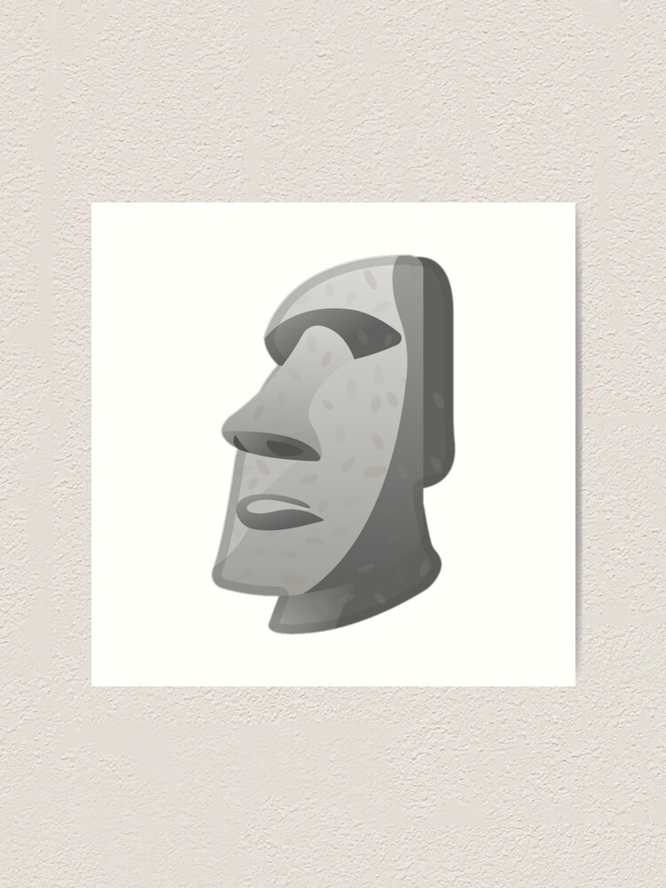 Moai Stone Face | Art Print