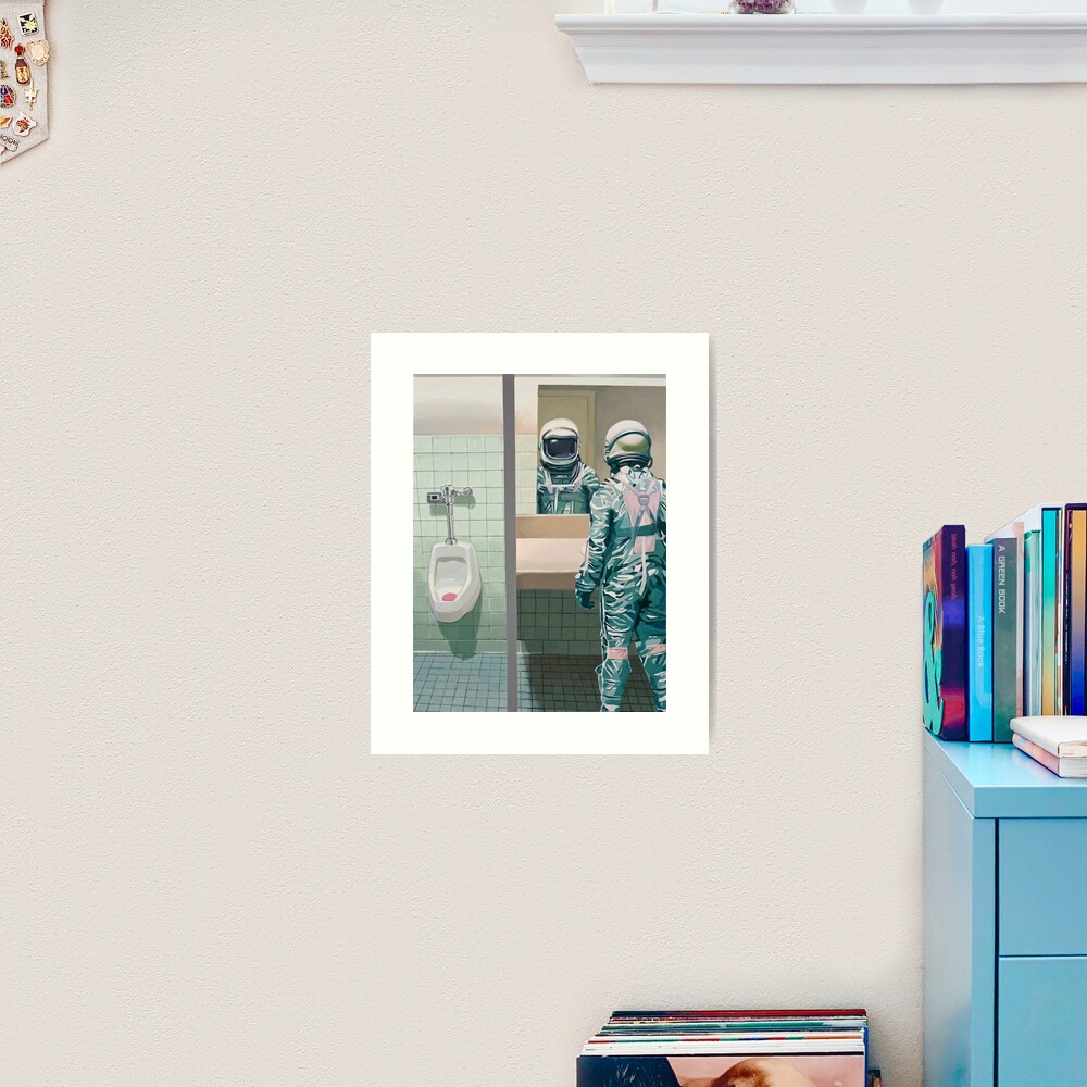 The Men's Room Art Print