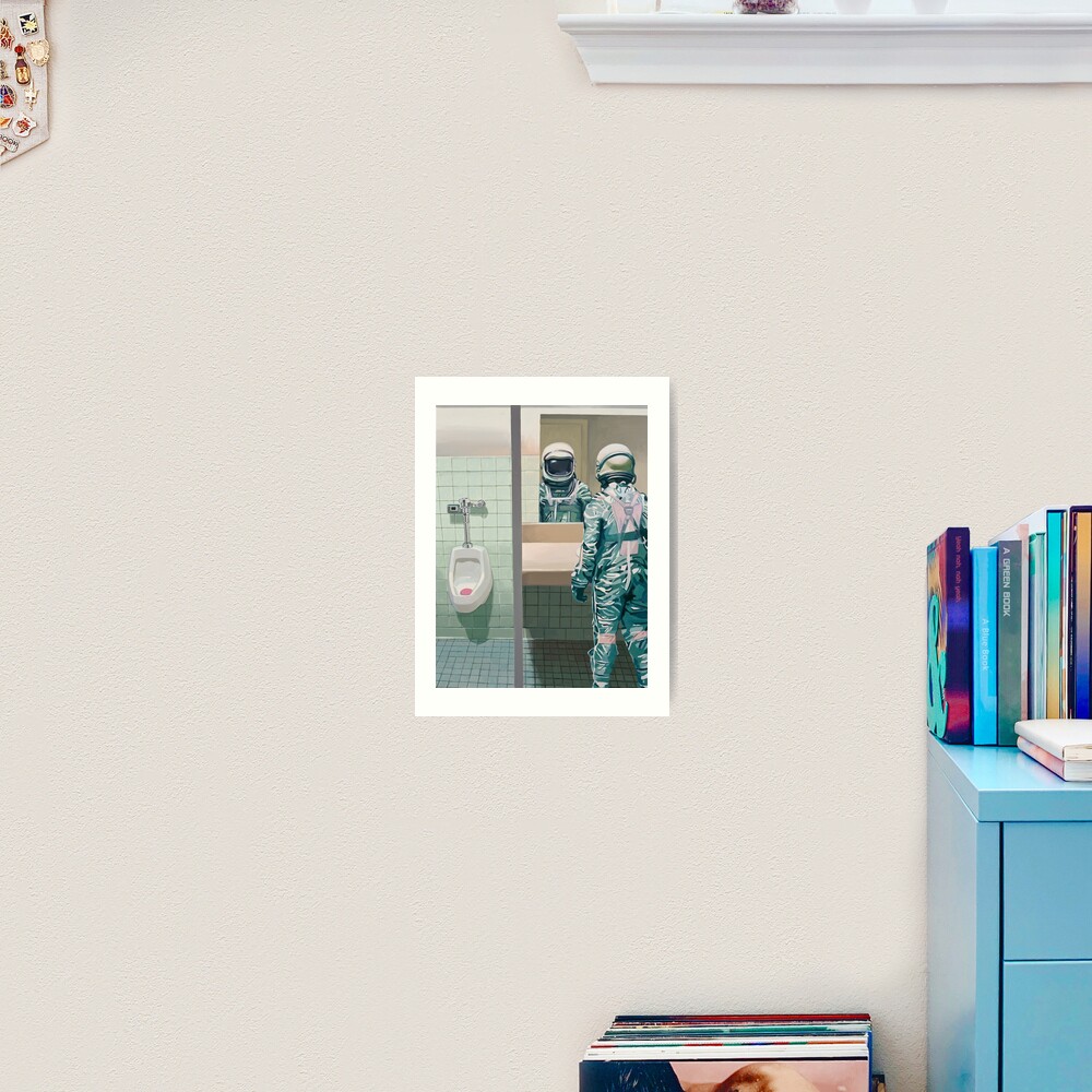 The Men's Room Art Print