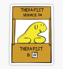 Hand Bananas Therapist Service Sticker