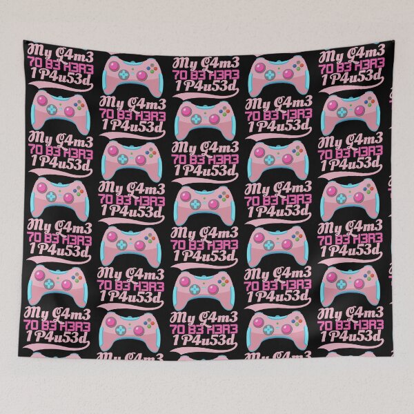 Item preview, I Paused My Game To Be Here Gamer Girl Leetspeak designed and sold by FavnCraftsh.