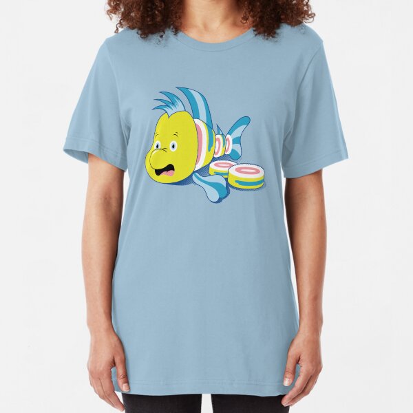 Flounder Sushi Slim Fit T-Shirt