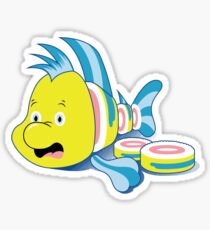 Flounder Sushi Sticker