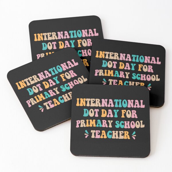Item preview, Primary school Teacher Polka Dots Design Groovy World Dot Day Quote  designed and sold by ghostsanda.