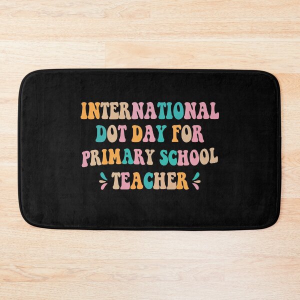 Item preview, Primary school Teacher Polka Dots Design Groovy World Dot Day Quote  designed and sold by ghostsanda.
