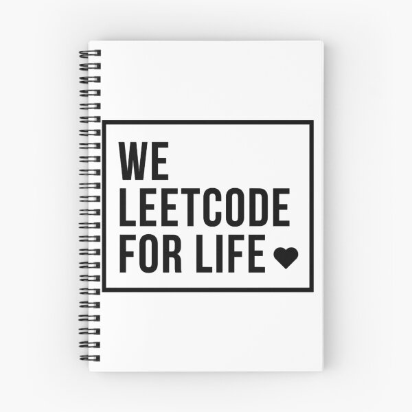 Item preview, We Leetcode For Life(heart) designed and sold by FavnCraftsh.