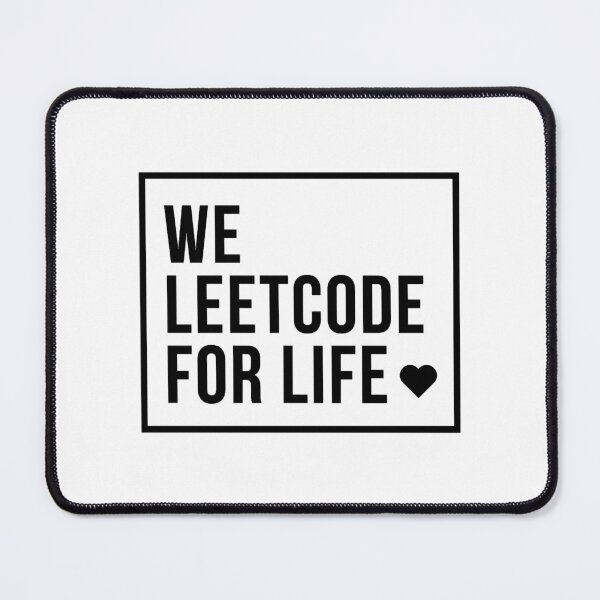 Item preview, We Leetcode For Life(heart) designed and sold by FavnCraftsh.