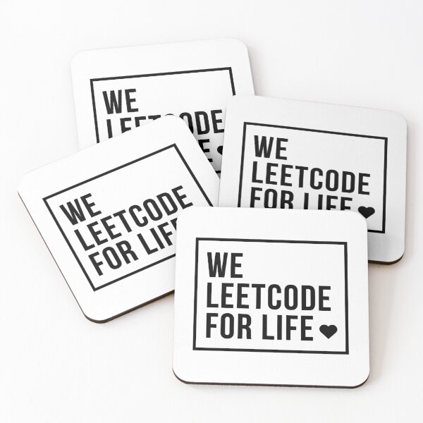 Item preview, We Leetcode For Life(heart) designed and sold by FavnCraftsh.