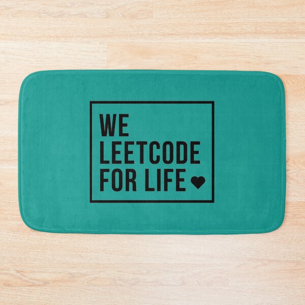 Item preview, We Leetcode For Life(heart) designed and sold by FavnCraftsh.