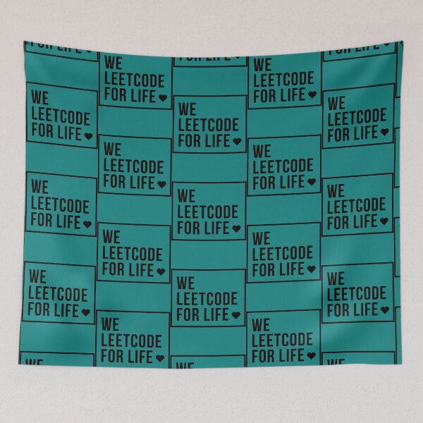 Item preview, We Leetcode For Life(heart) designed and sold by FavnCraftsh.