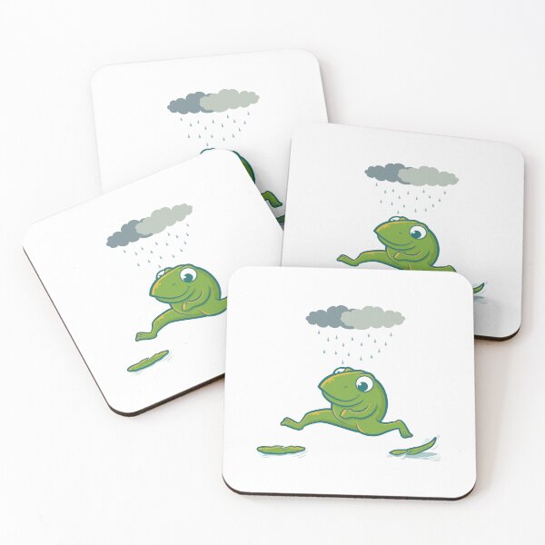 Item preview, Funny Cute Frog Wallpaper designed and sold by MKD-Artz.