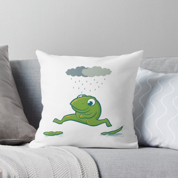 Item preview, Funny Cute Frog Wallpaper designed and sold by MKD-Artz.