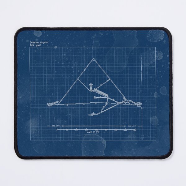 Item preview, Pyramides in Giza Blueprint designed and sold by MovieSetStories.
