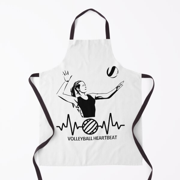 Item preview, Volleyball Heartbeat designed and sold by Quirky Dez.