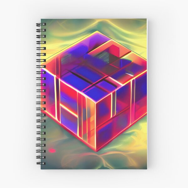 Aperçu de l'œuvre Cube généré par l'IA créée et vendue par Jaraz.
