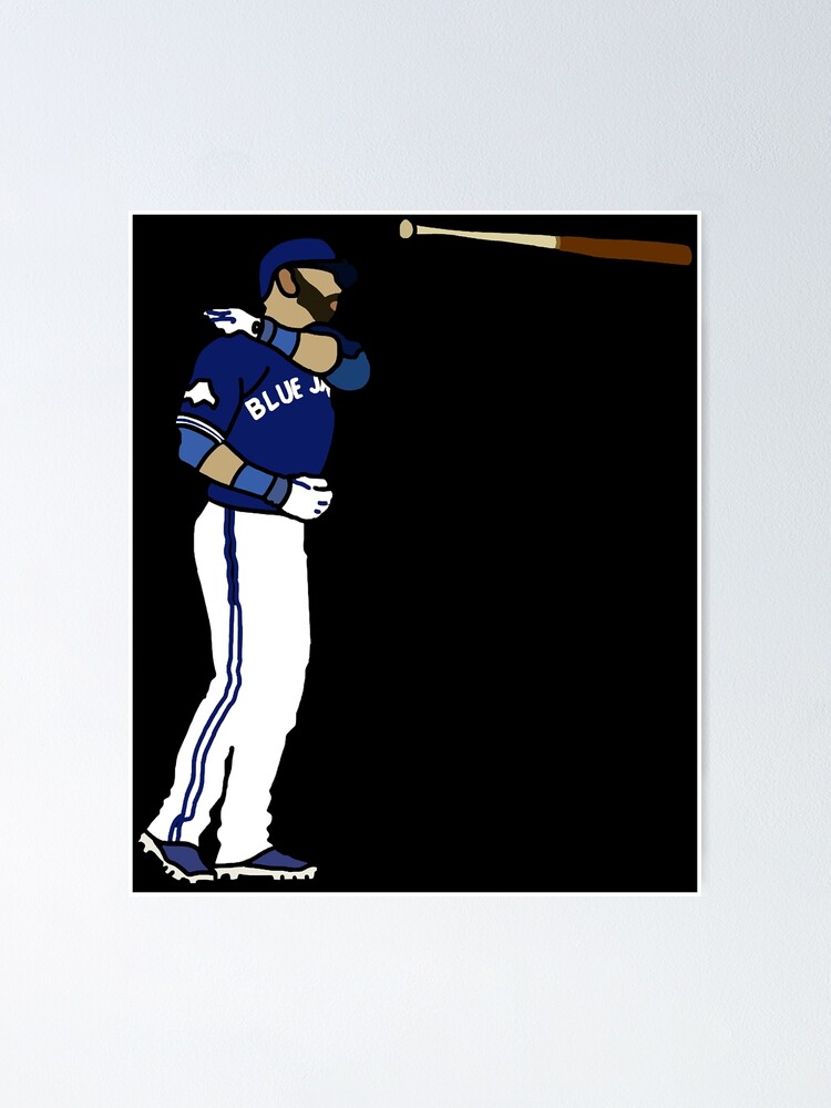 Jose bautista bat flip Poster for Sale by frankkrupa