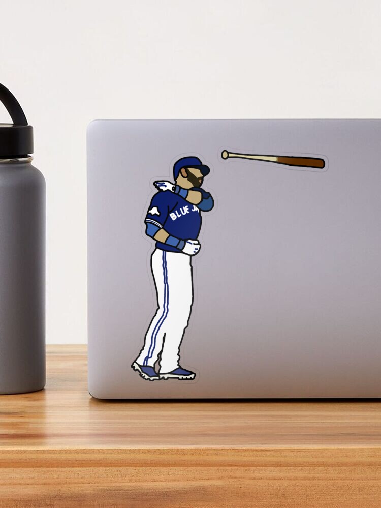 Jose bautista bat flip Sticker for Sale by frankkrupa