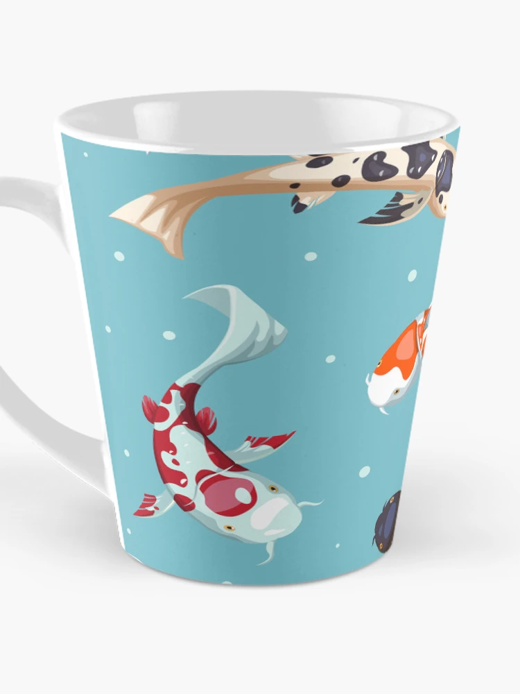 Thumbnail 3 of 4, Coffee Mug, Koi Fish Pattern designed and sold by sofiatheof.