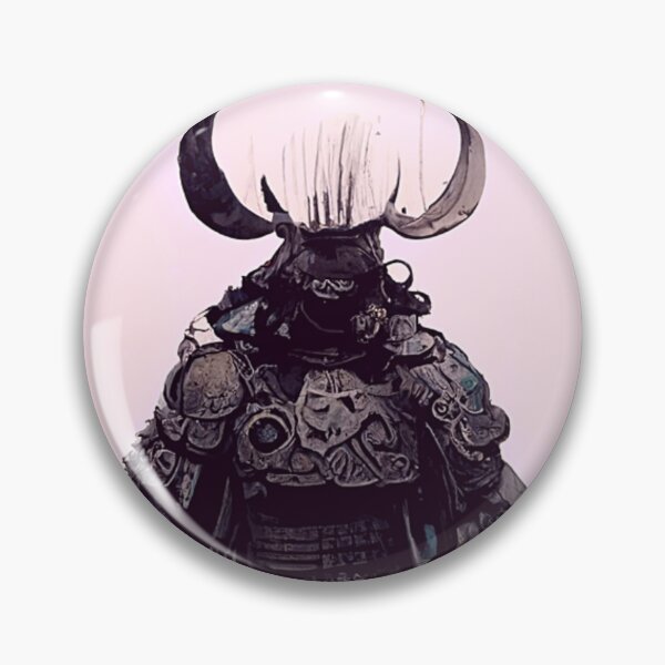 Item preview, Colorful Japanese Bushi Samurai walking in the street - Kanji translation is Benevolence designed and sold by Mirochan80.