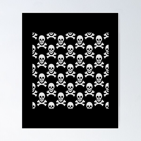 Item preview, Skeleton wallpaper designed and sold by The Love Quill.