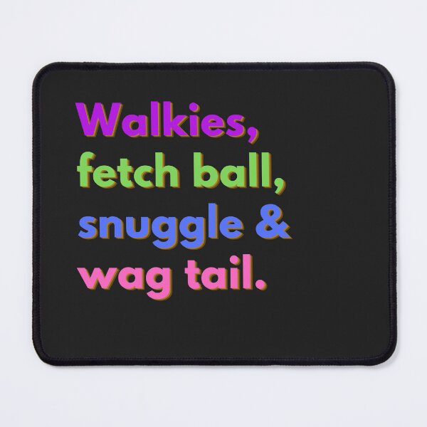 Item preview, What a dog loves typography  designed and sold by kookycomet.