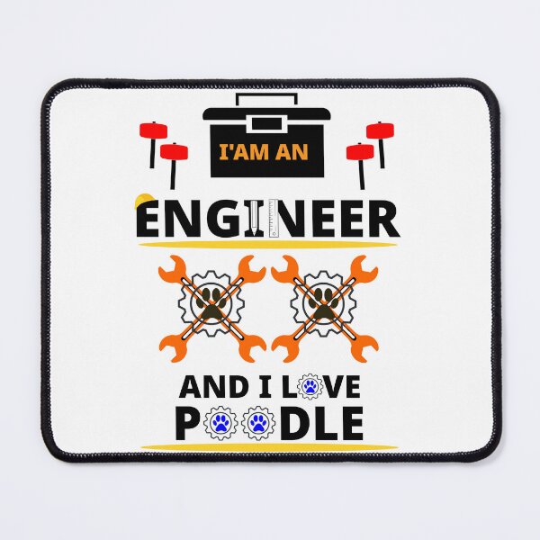 Item preview, i am a engineer and i love Poodle designed and sold by Jadir.