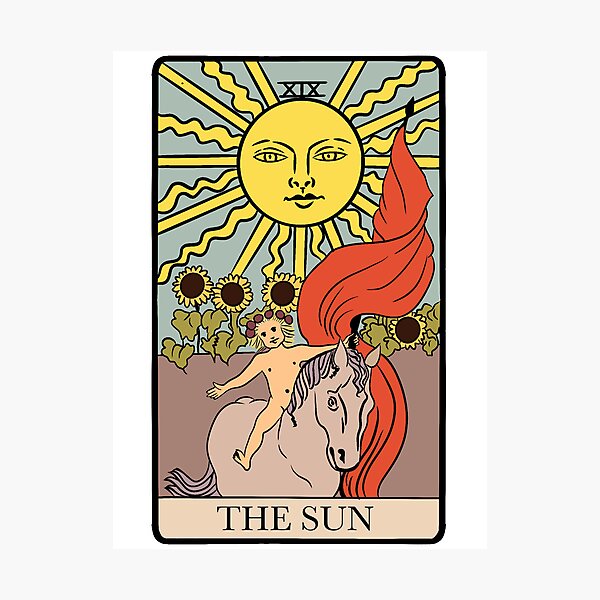 Artikelvorschau, Die Sonne-Tarot-Karte entworfen und verkauft von sweet-chaos101.