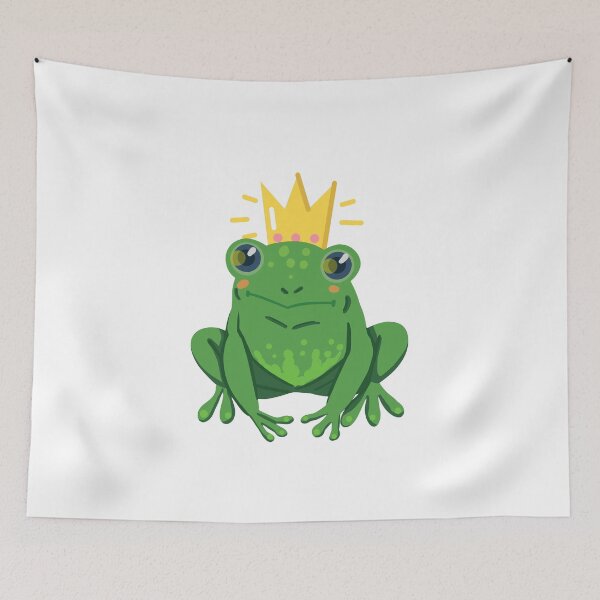 Item preview, Funny Cute Frog Wallpaper designed and sold by MKD-Artz.