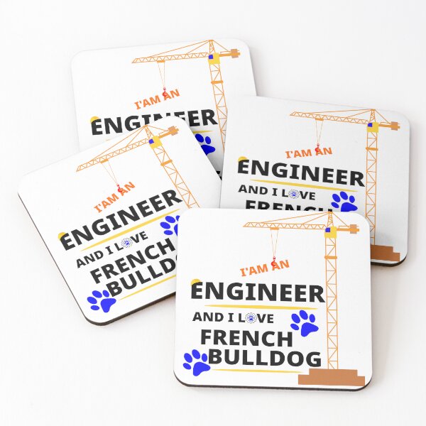 Item preview, i am a engineer and i love French Bulldog designed and sold by Jadir.