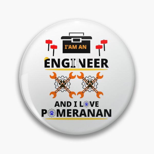 Item preview, i am a engineer and i love Pomeranian designed and sold by Jadir.