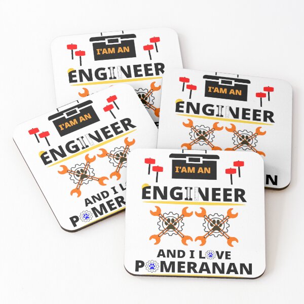 Item preview, i am a engineer and i love Pomeranian designed and sold by Jadir.