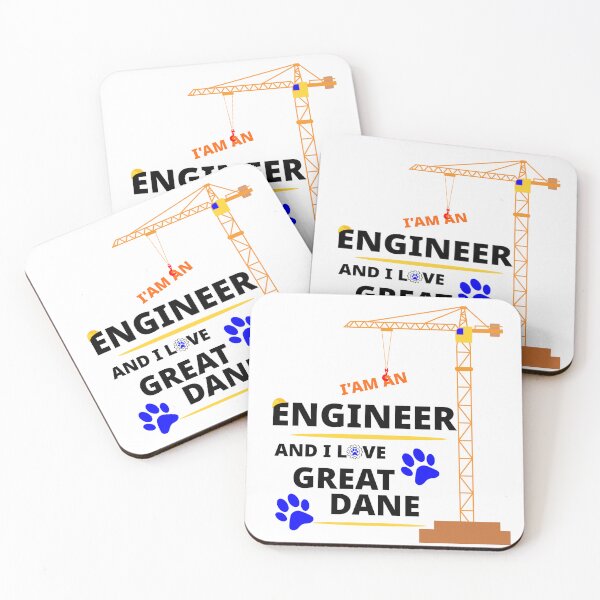 Item preview, i am a engineer and i love Great Dane designed and sold by Jadir.