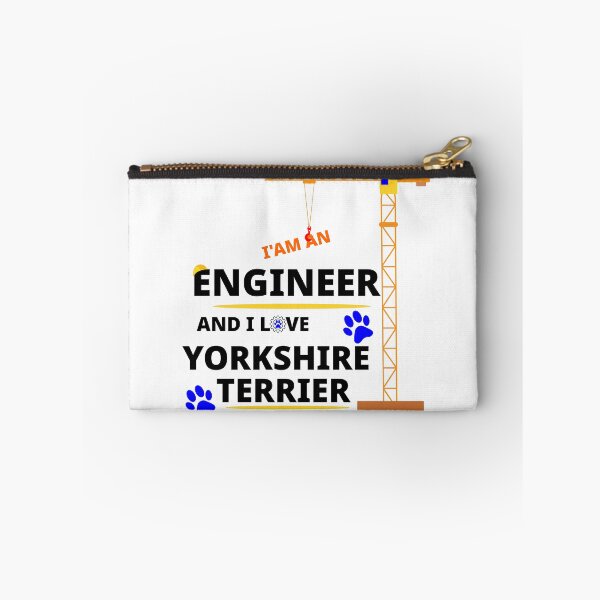 Item preview, i am a engineer and i love Yorkshire Terrier designed and sold by Jadir.
