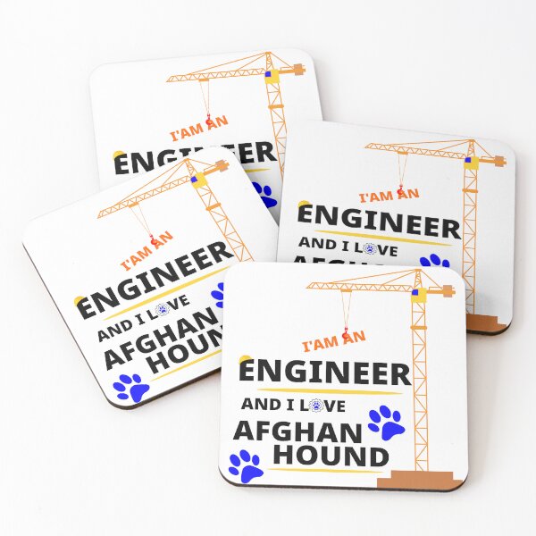 Item preview, i am a engineer and i love Afghan Hound designed and sold by Jadir.