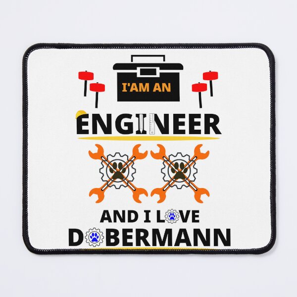 Item preview, i am a engineer and i love Dobermann designed and sold by Jadir.