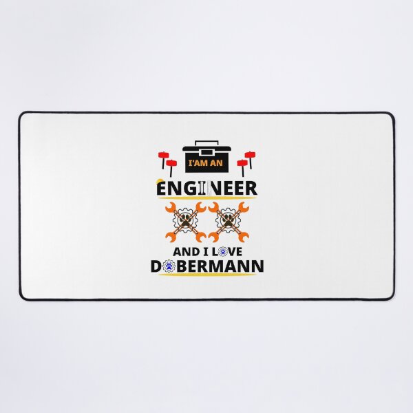 Item preview, i am a engineer and i love Dobermann designed and sold by Jadir.