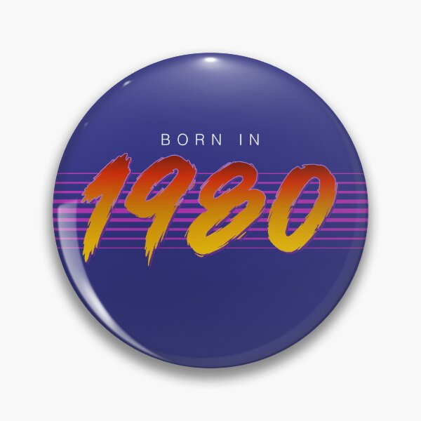 Item preview, Born in 1980, Retro 80's VIntage Design designed and sold by artandroam.