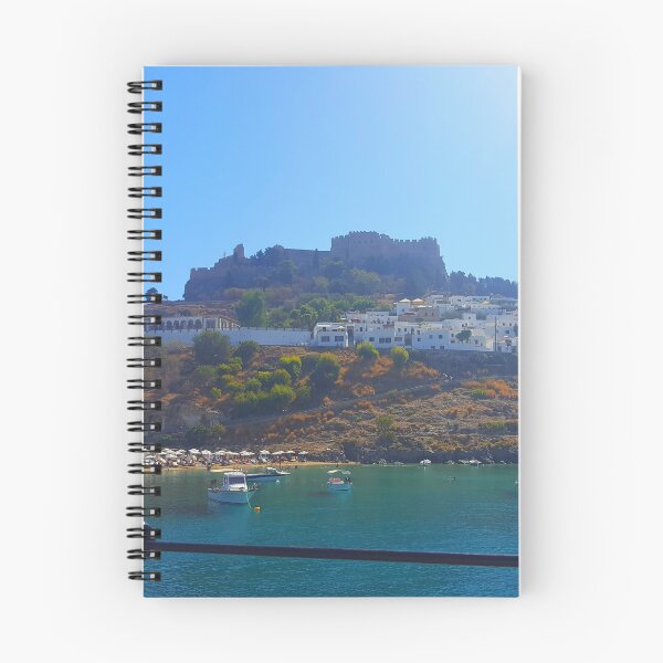 Item preview, Lindos Beach, Village and Acropolis  designed and sold by HANpicked27.