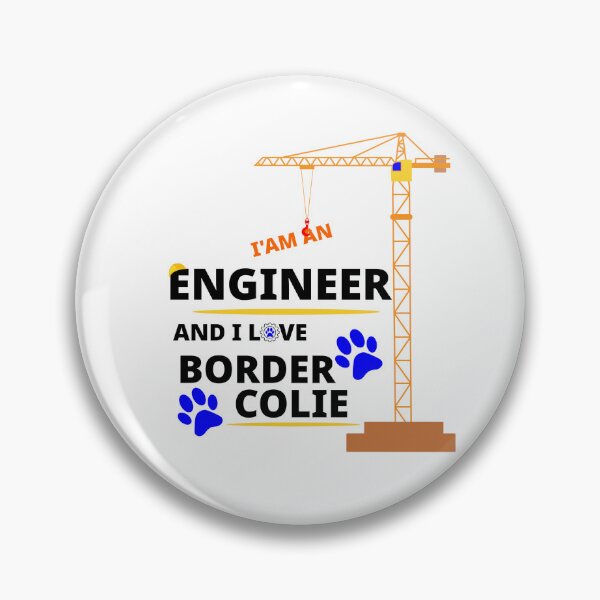 Item preview, i am a engineer and i love Border Collie designed and sold by Jadir.