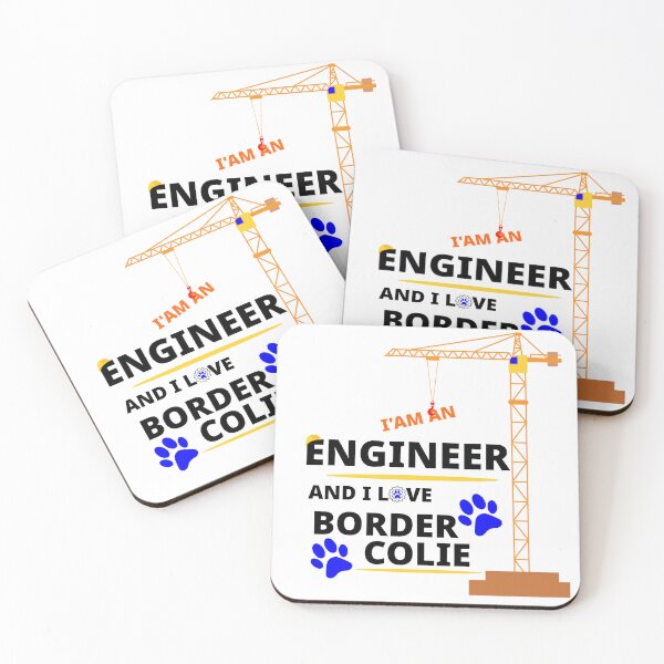 Item preview, i am a engineer and i love Border Collie designed and sold by Jadir.