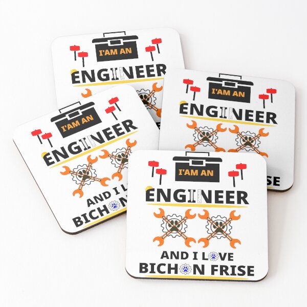 Item preview, i am a engineer and i love Bichon Frisé designed and sold by Jadir.