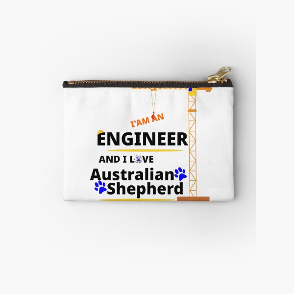 Item preview, i am a engineer and i love Australian Shepherd designed and sold by Jadir.