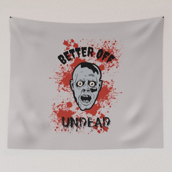 Item preview, Better Off Undead - Funny Halloween Puns designed and sold by LMoonDesigns.