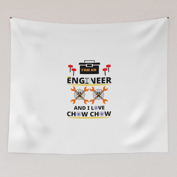 Item preview, i am a engineer and i love Chow Chow designed and sold by Jadir.